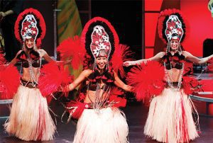 dancing hula girls